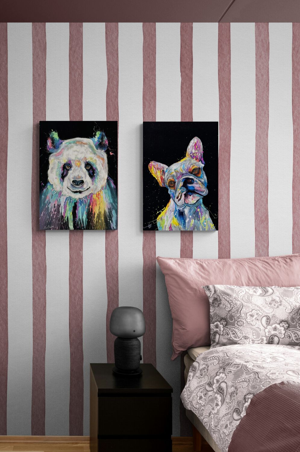 Pop Art on velvet
