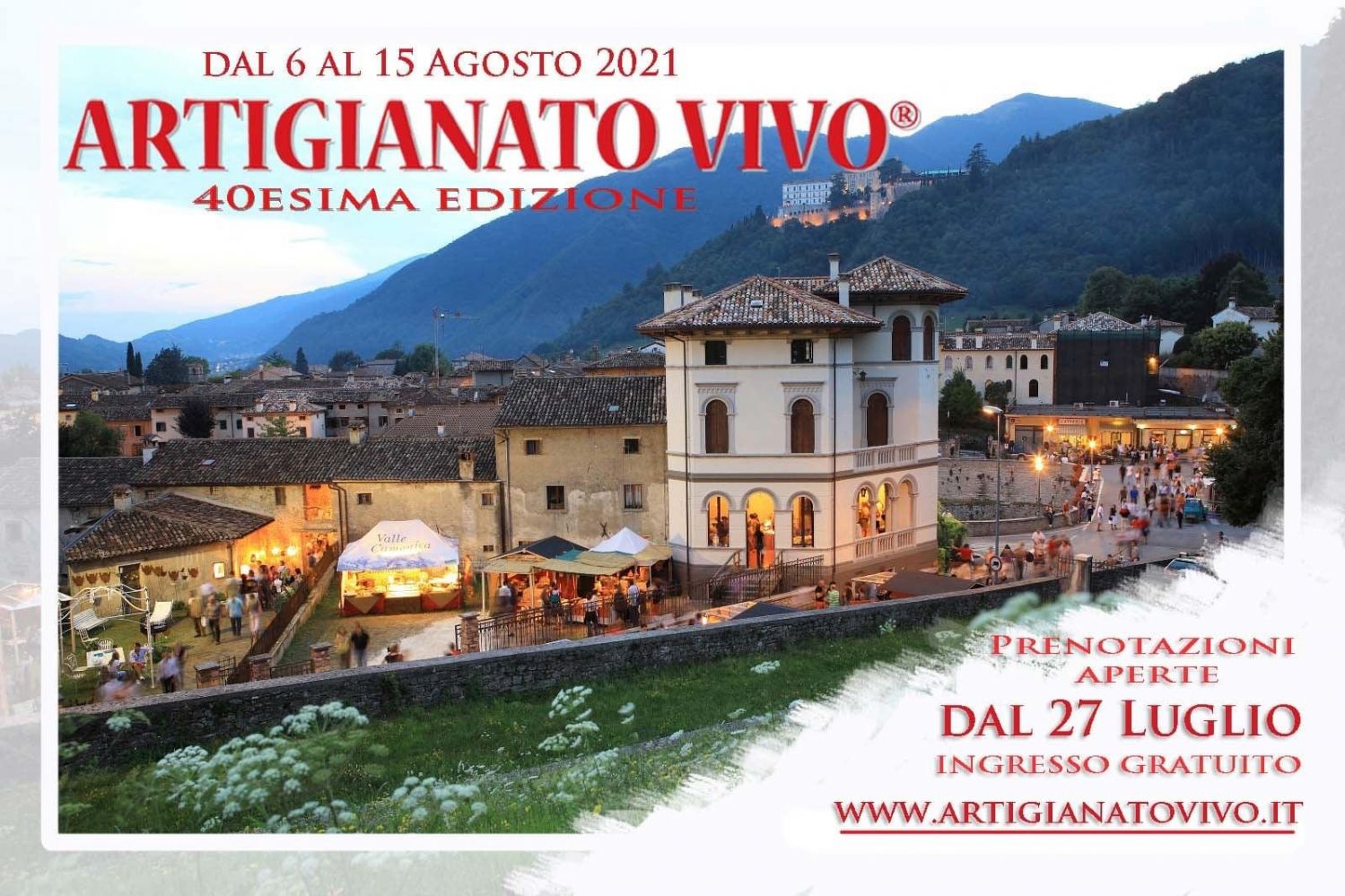 Artigianato Vivo 2021 Mostra artistica nel Borgo di Cison di Valmarino, Treviso