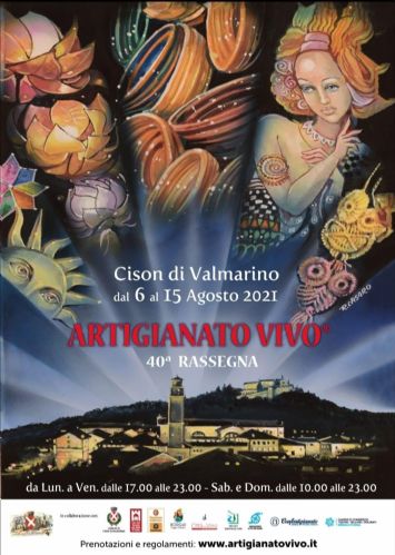 Artigianato Vivo 2021 Mostra artistica nel Borgo di Cison di Valmarino, Treviso