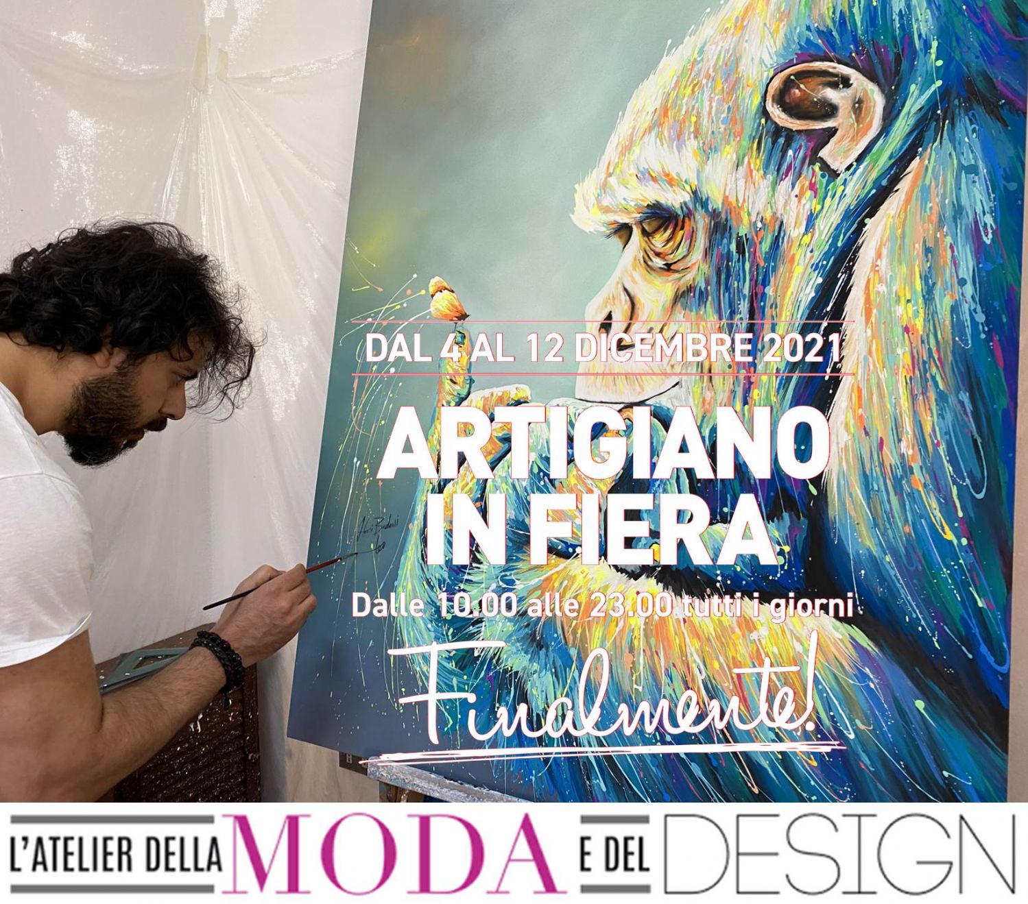 Artigiano in Fiera 4-12 Dicembre 2021 riparte! Hani Badawi Leo Atelier Moda e Design