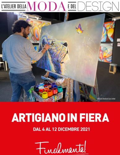 Artigiano in Fiera 4-12 Dicembre 2021 riparte! Hani Badawi Leo Atelier Moda e Design