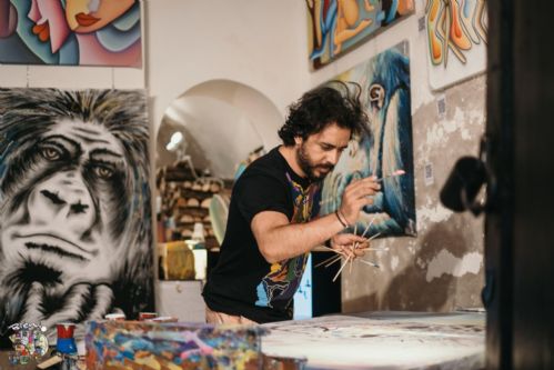 Mostra Mercato Bienno 2023 - Hani Badawi in mostra nell'antico Borgo di Bienno - Brescia