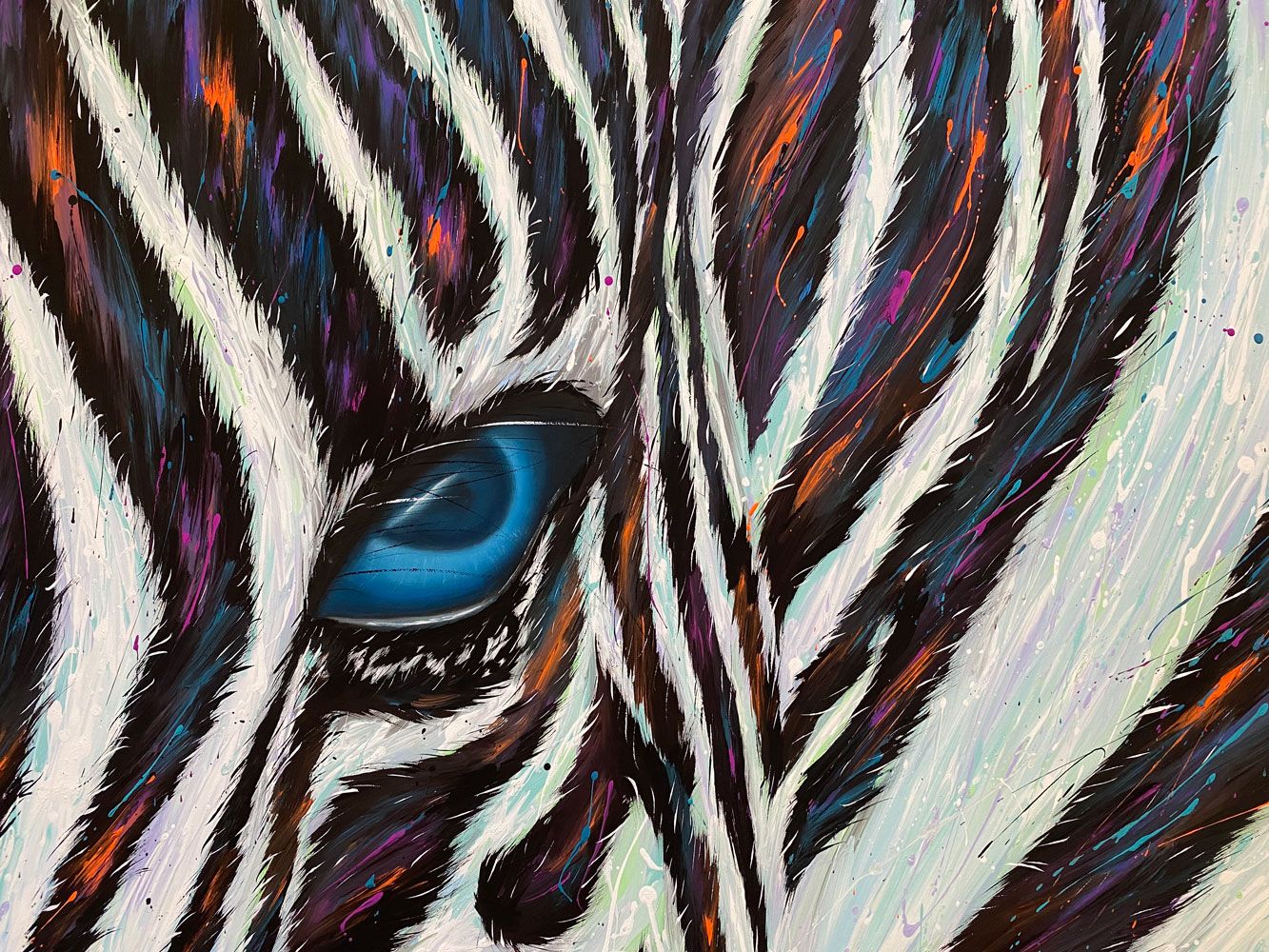 Wild Zebra Pop Color