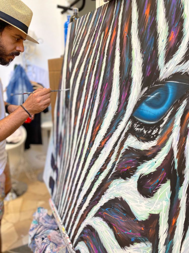 Wild Zebra Pop Color