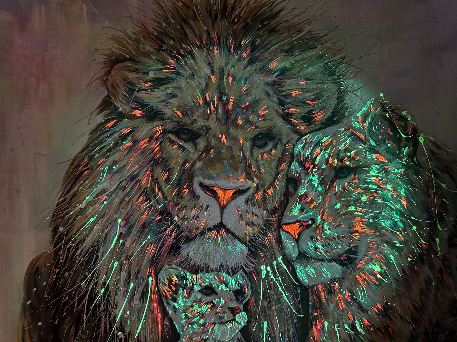 Famiglia Leoni Pop Color Neon
