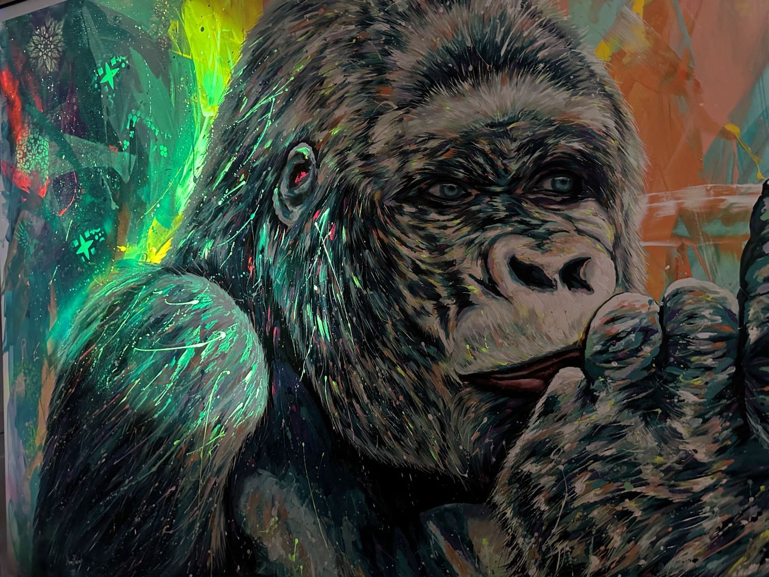 Gorilla e colibrì XXL