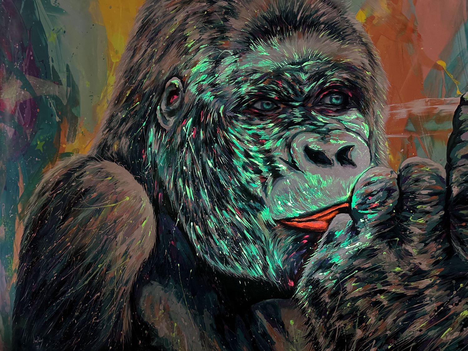 Gorilla e colibrì XXL