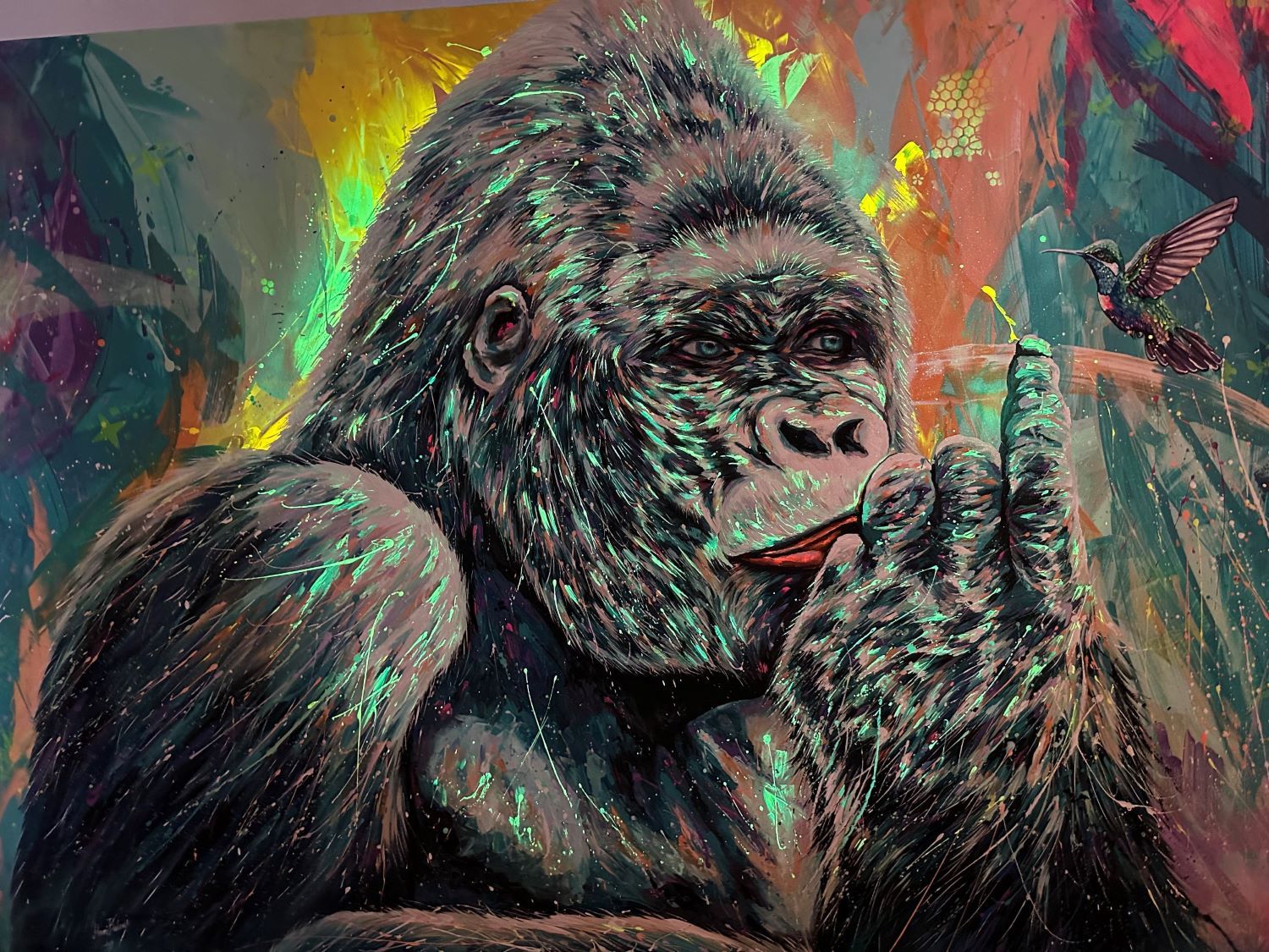 Gorilla e colibrì XXL