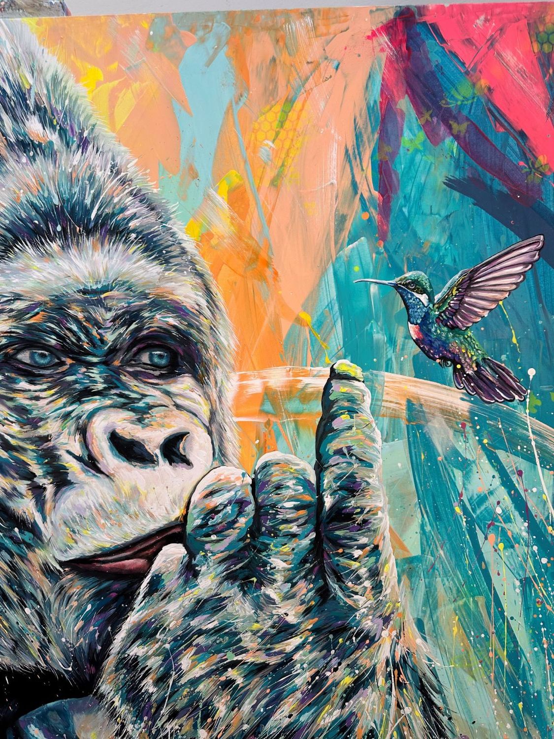 Gorilla e colibrì XXL