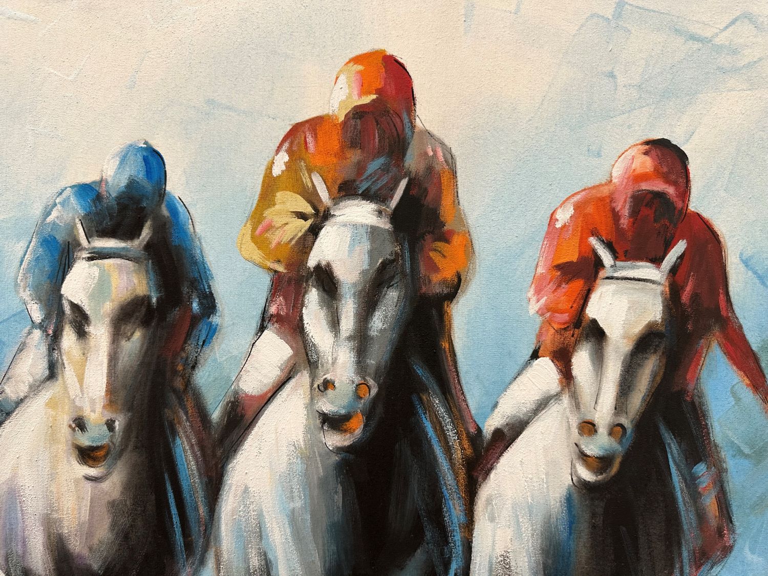 Horses in the race