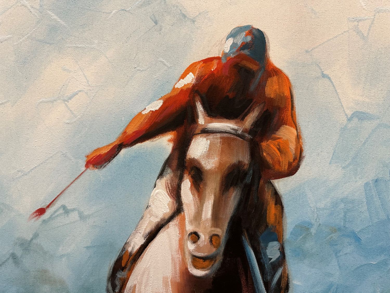 Horses in the race