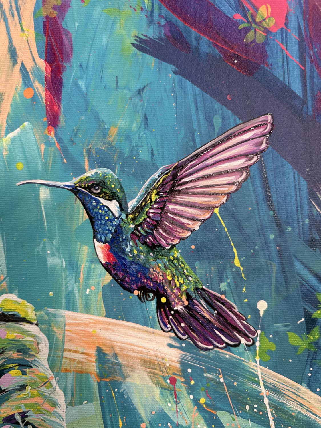 Gorilla e colibrì retouchè
