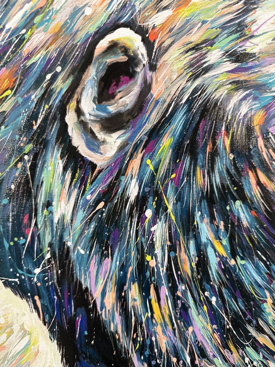 Gorilla e colibrì retouchè