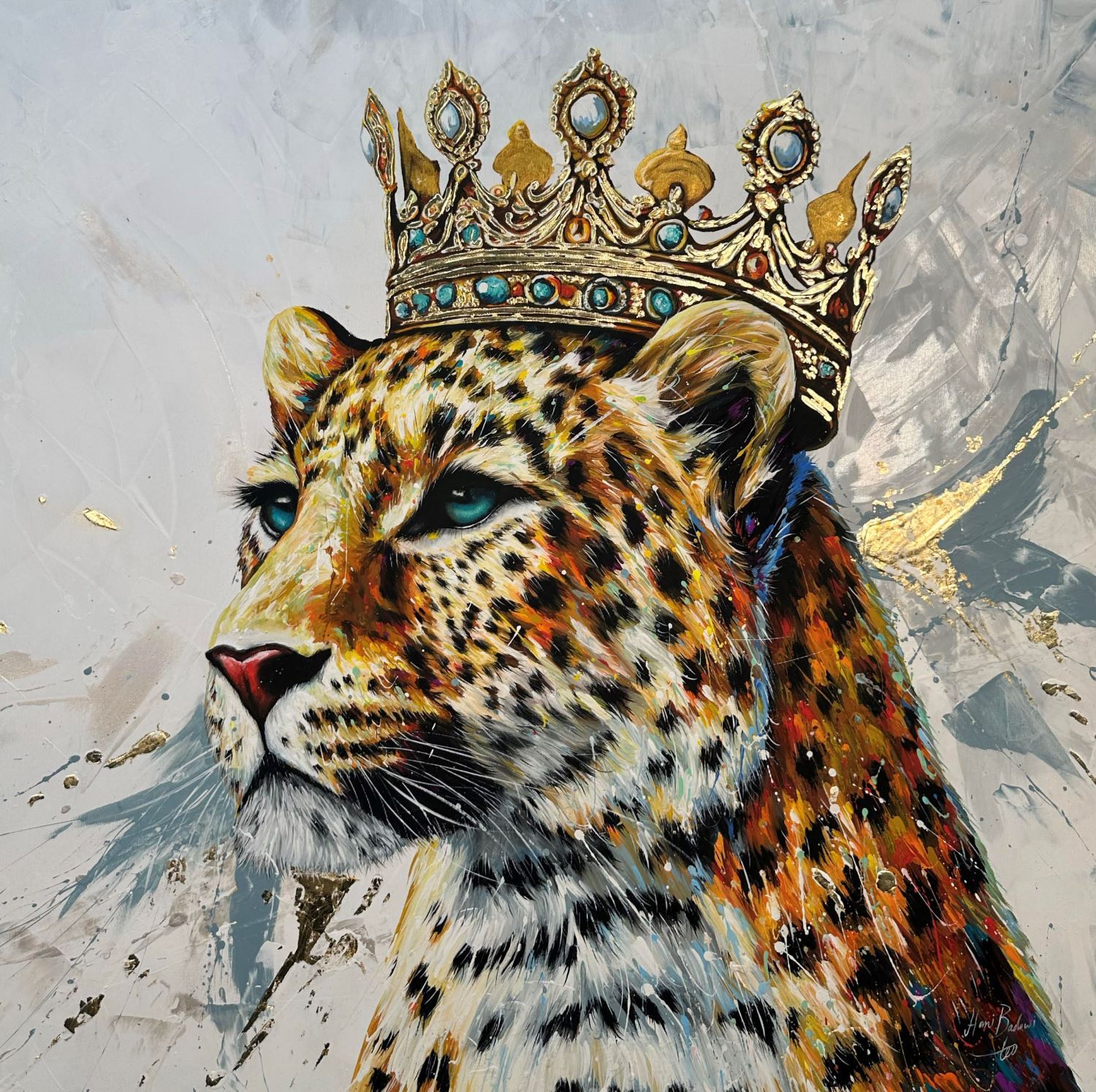 Leopardo Regina in Oro