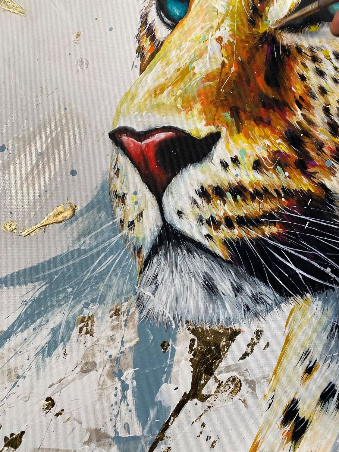 Leopardo Regina in Oro