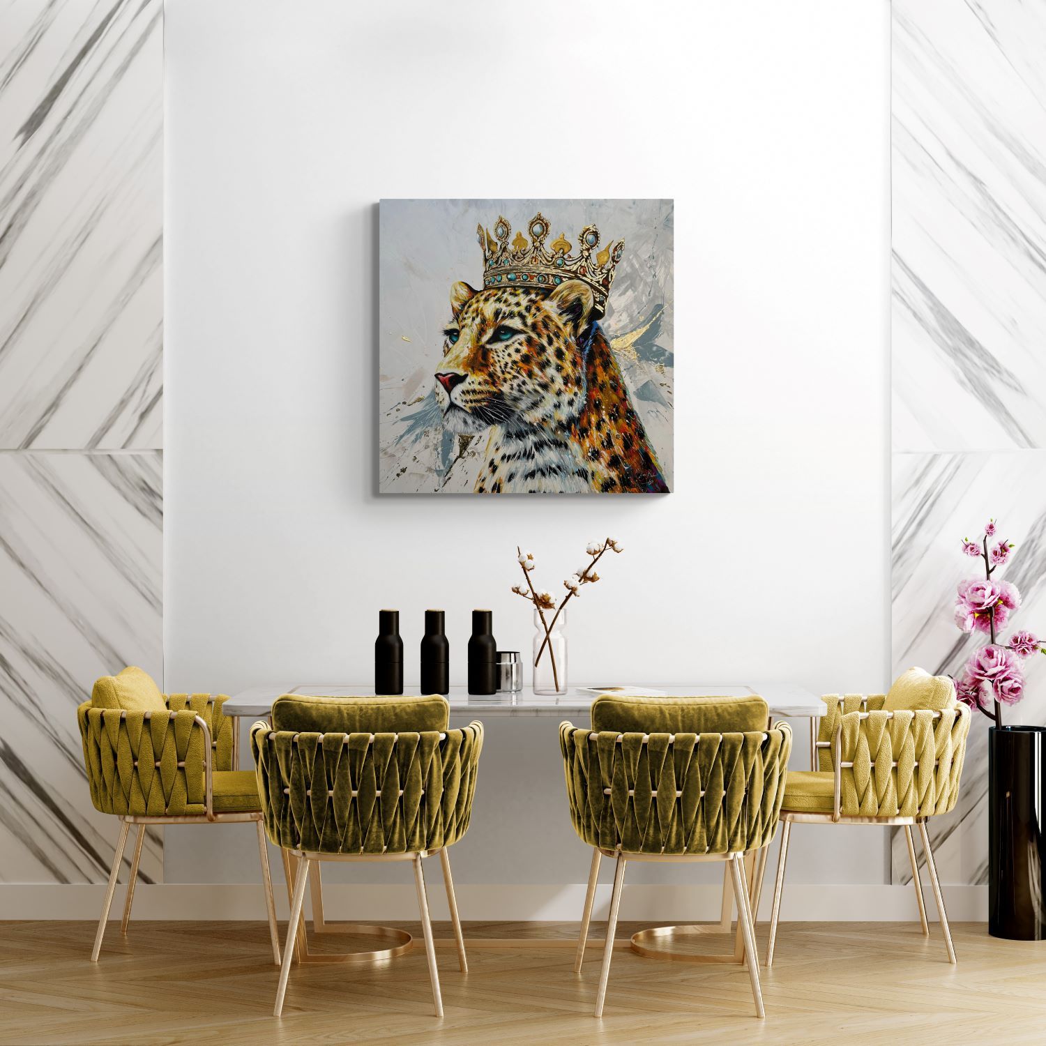 Leopardo Regina in Oro
