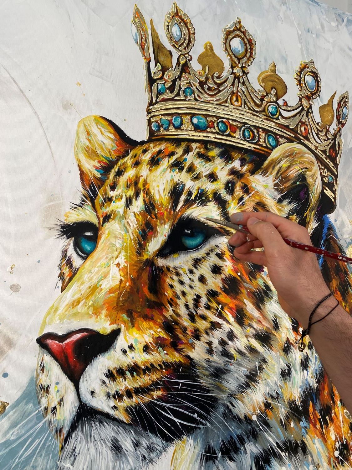 Leopardo Regina in Oro