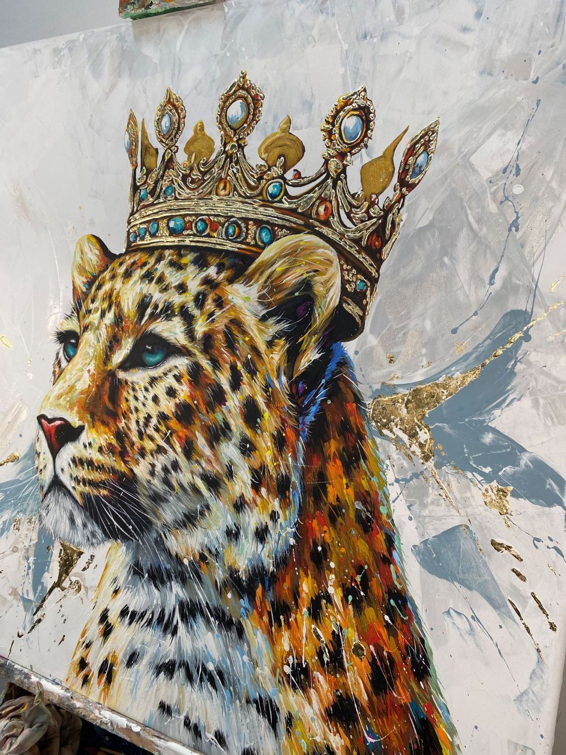 Leopardo Regina in Oro