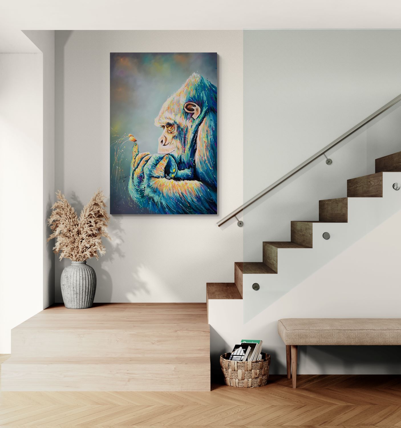 Gorilla con Farfalla