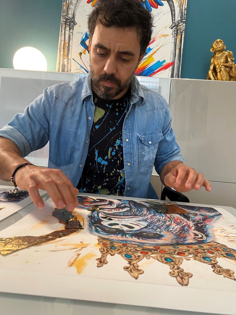 King Gorilla Gold Fine Art Retouché