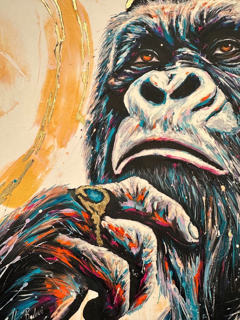 King Gorilla Gold Fine Art Retouché