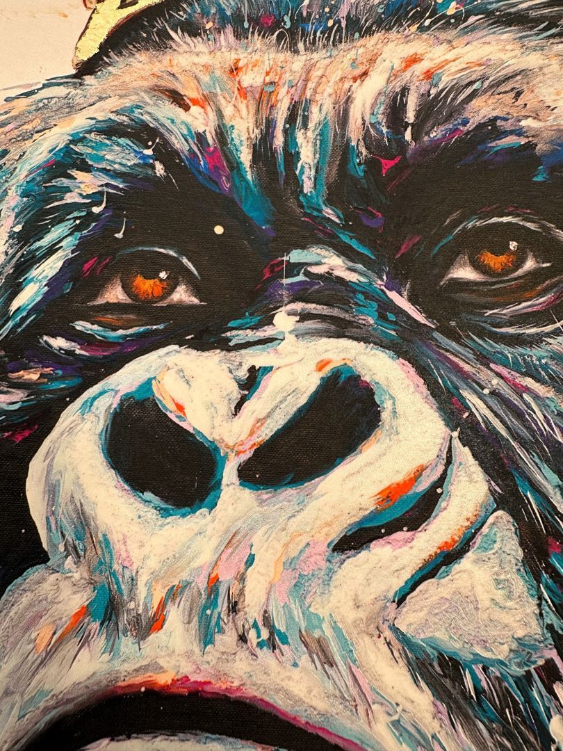 King Gorilla Gold Fine Art Retouché