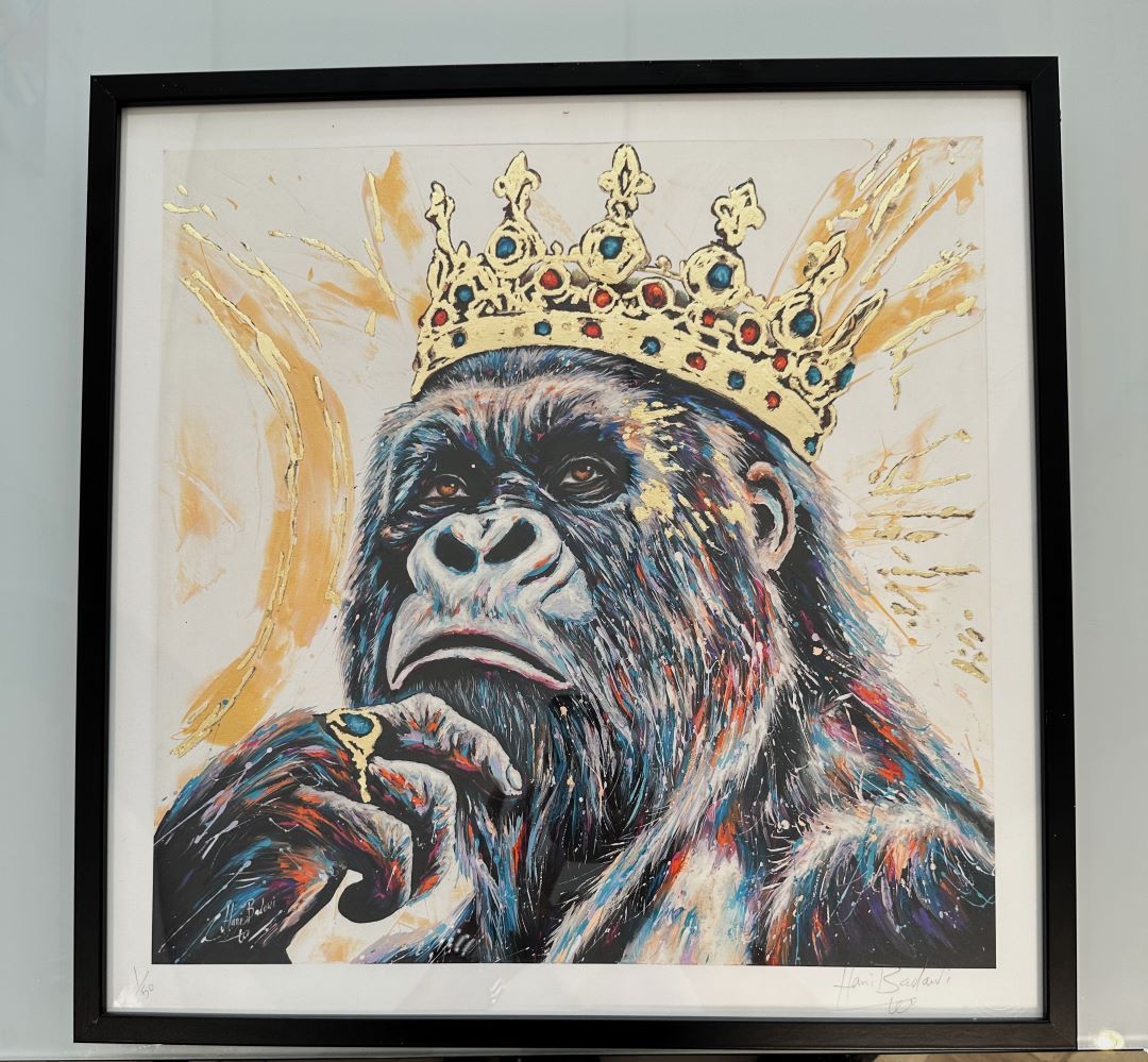 King Gorilla Gold Fine Art Retouché