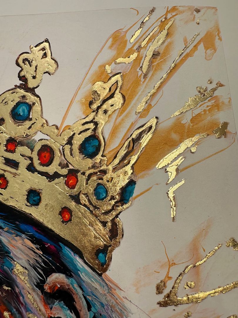 King Gorilla Gold Fine Art Retouché