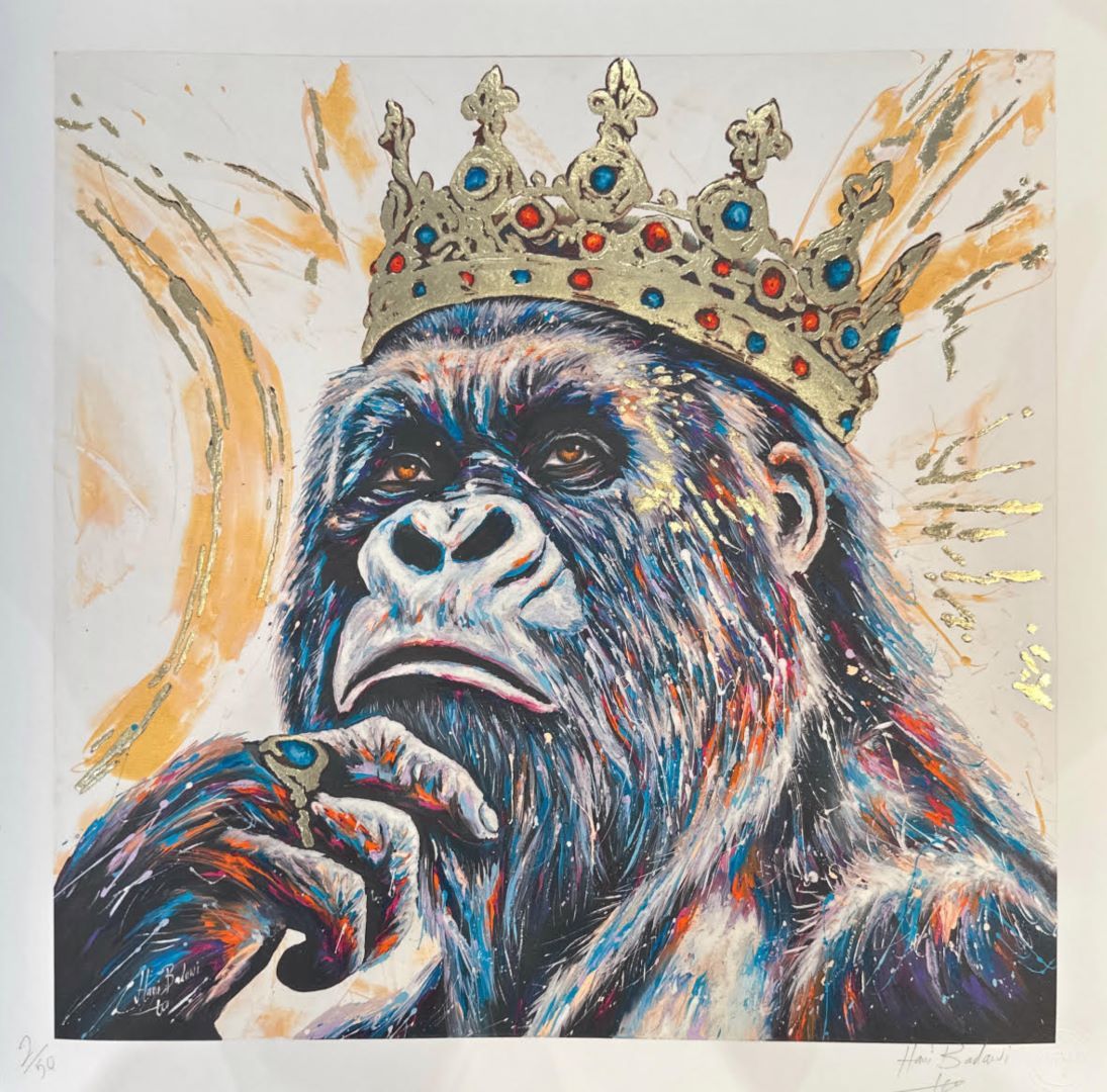 King Gorilla Gold Fine Art Retouché
