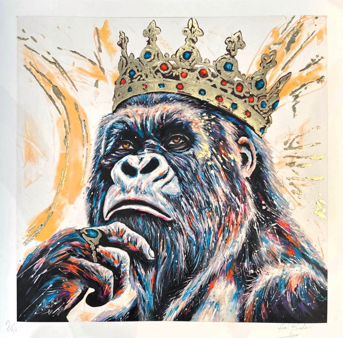 King Gorilla Gold Fine Art Retouché