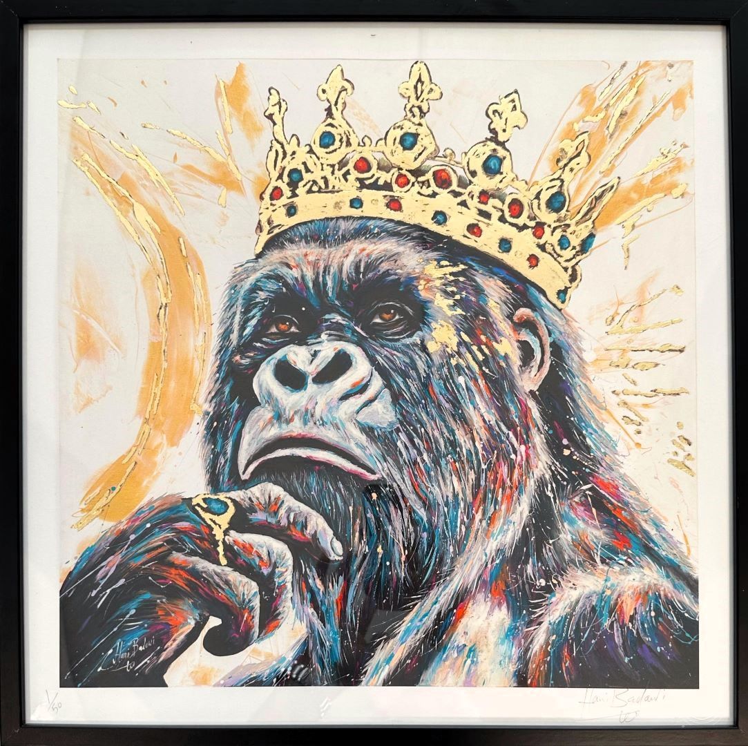 King Gorilla Gold Fine Art Retouché