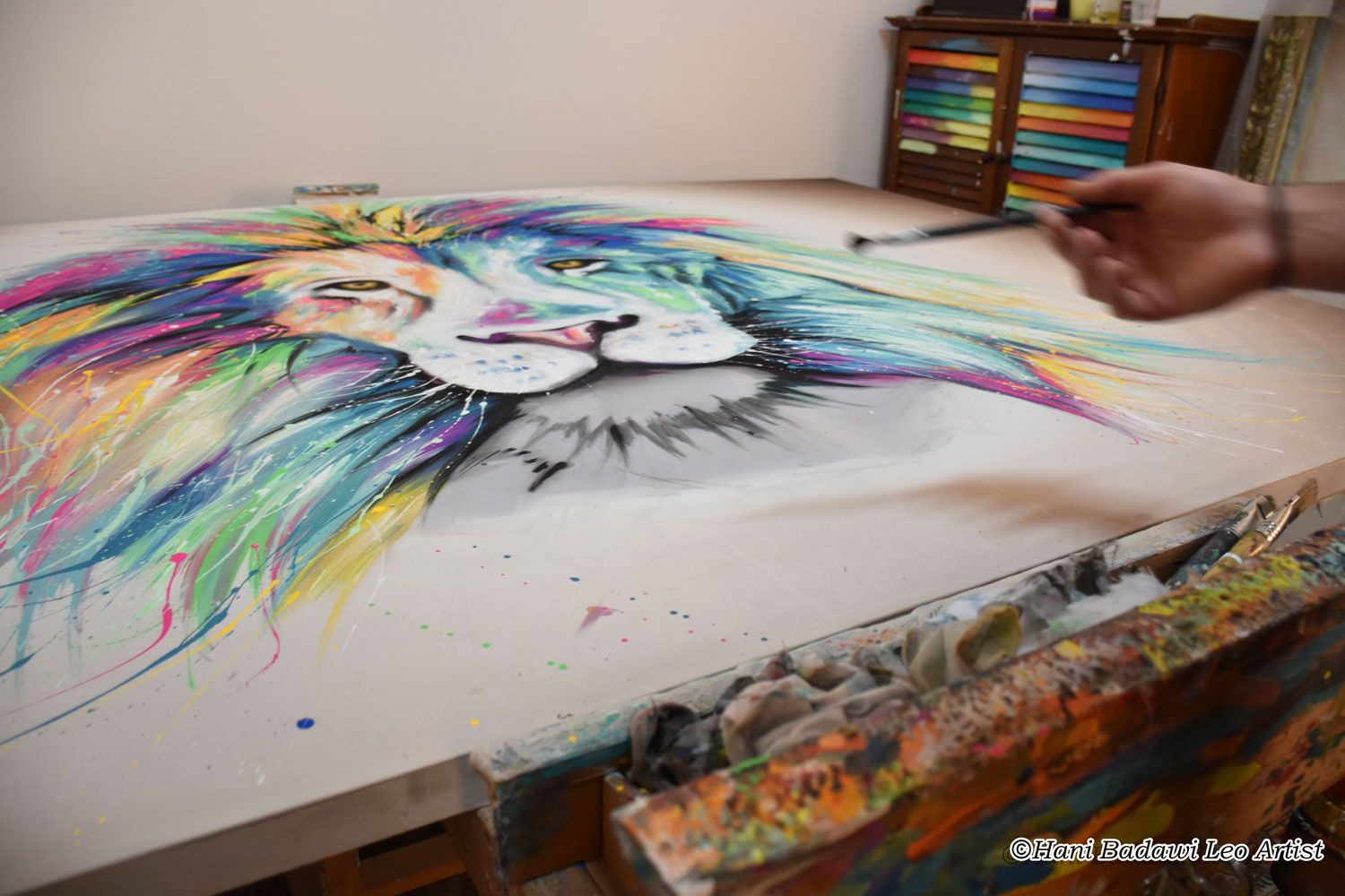 Lion pop color