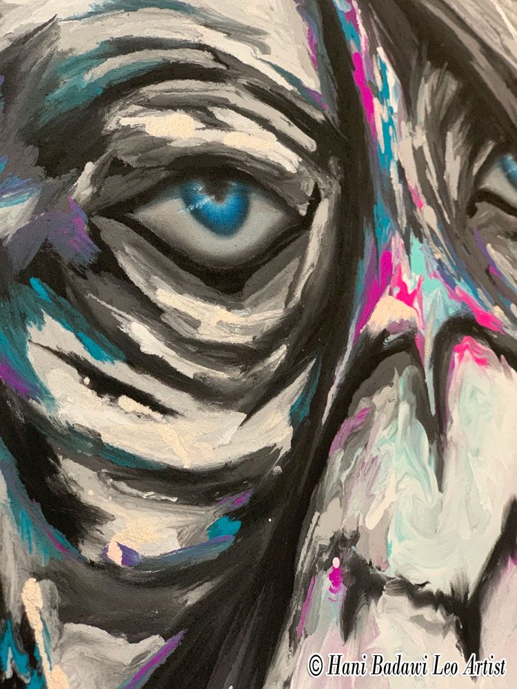 Pop Color Monkey Blue Eyes
