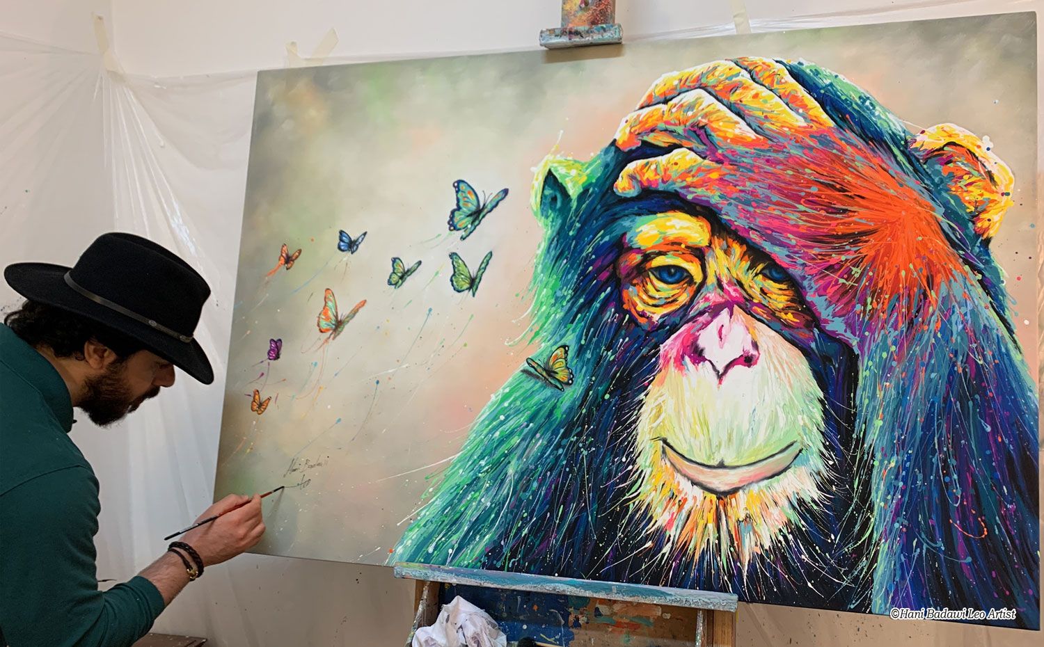 Monkey with Butterflies - The Rebirth