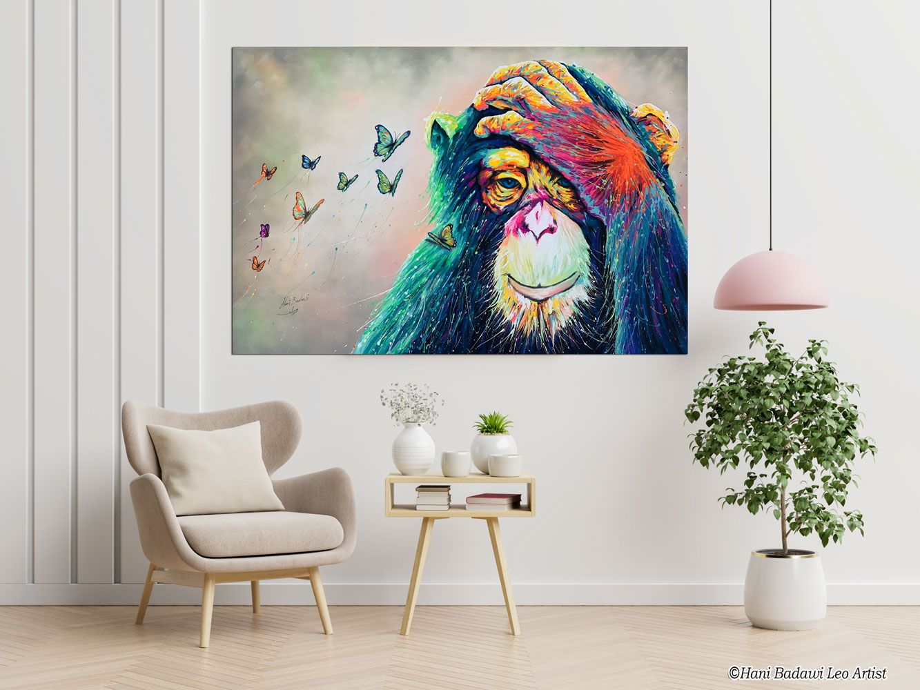 Monkey with Butterflies - The Rebirth