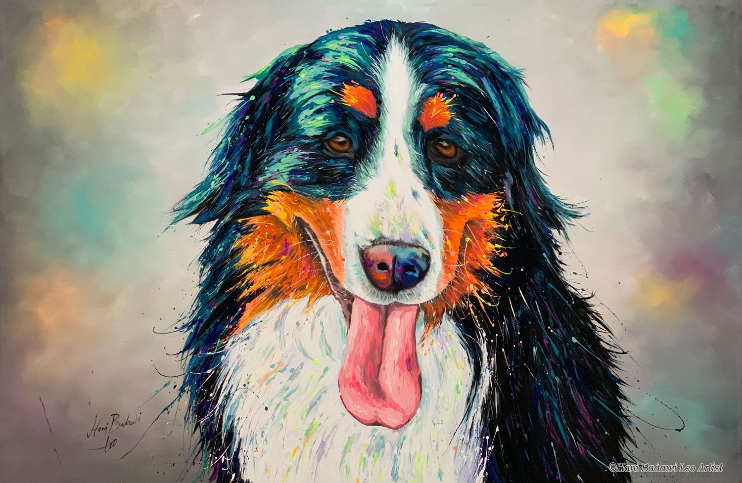 Pop Color Bovaro Watson Portrait